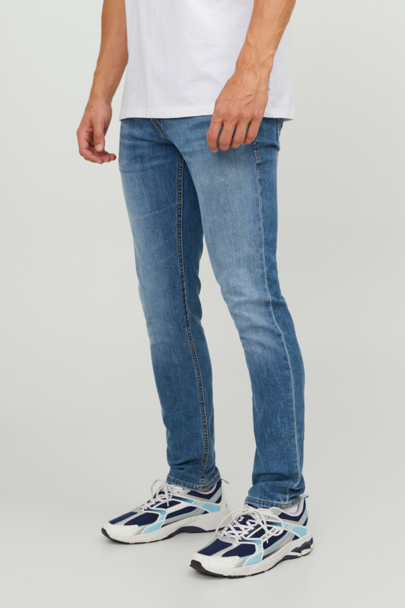 JEANS SLIM GLENN Blue Denim