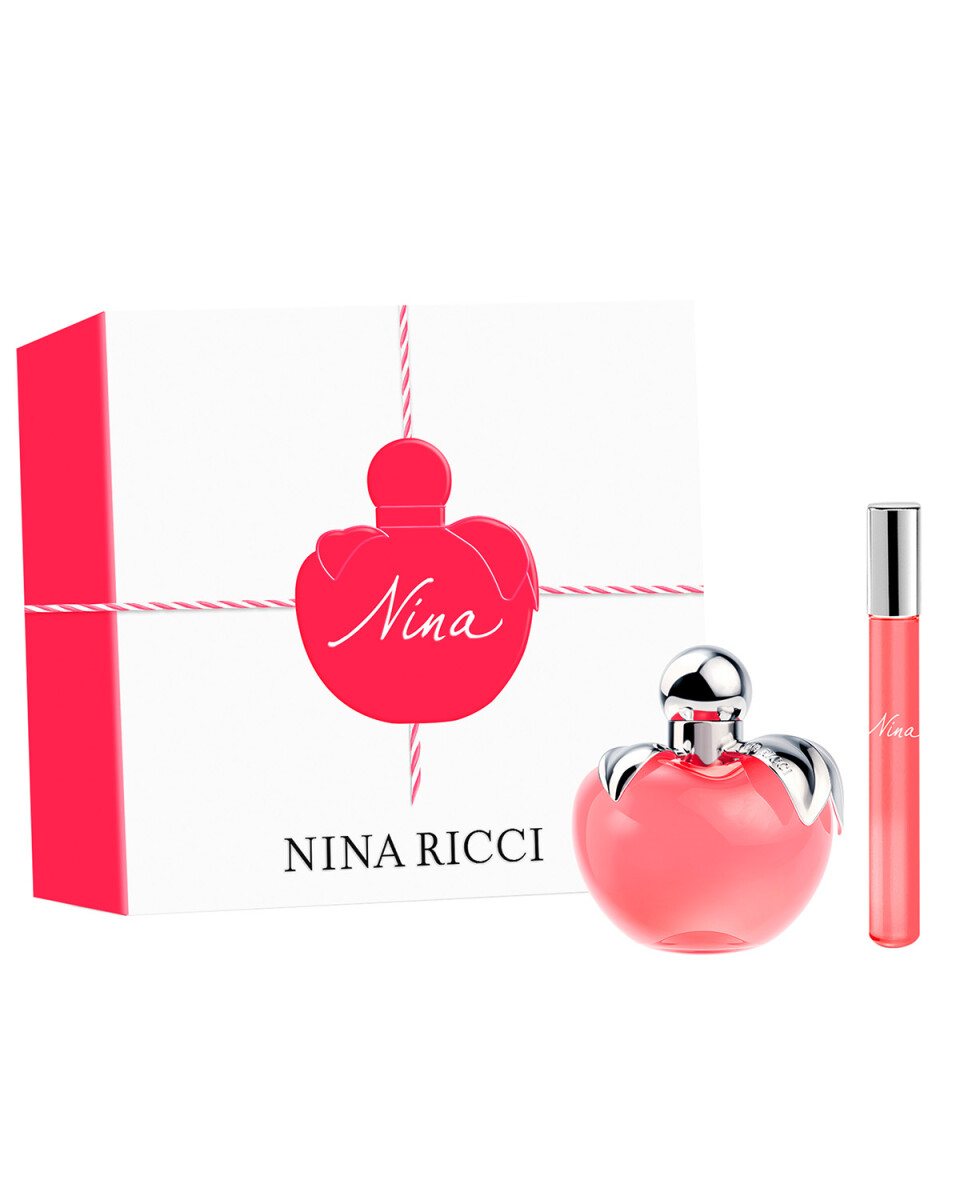 Set Perfume Nina Ricci Nina 80ml + Roll On Original 