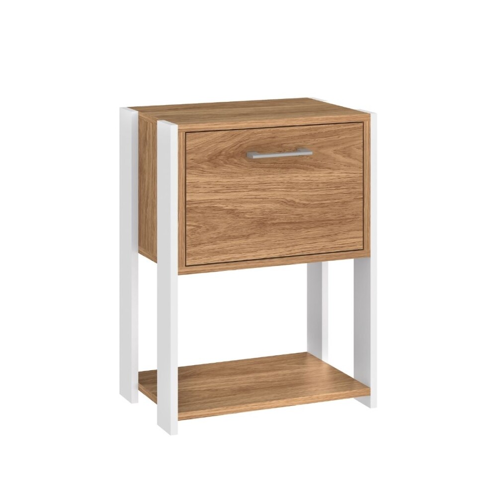 MESA DE LUZ BLANCO MIEL