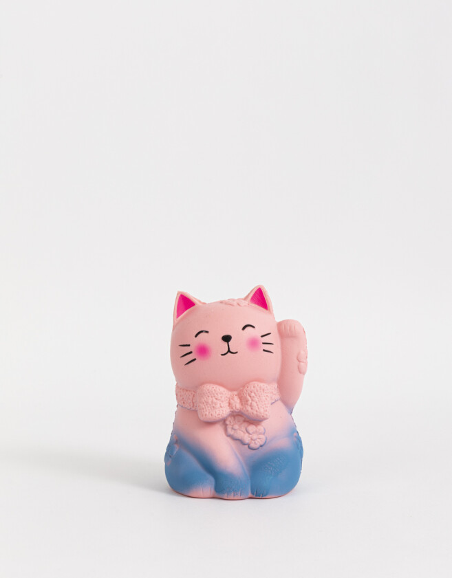 Lúdico Squeeze Squishy Gatito Chino - Combinacion Bicolor
