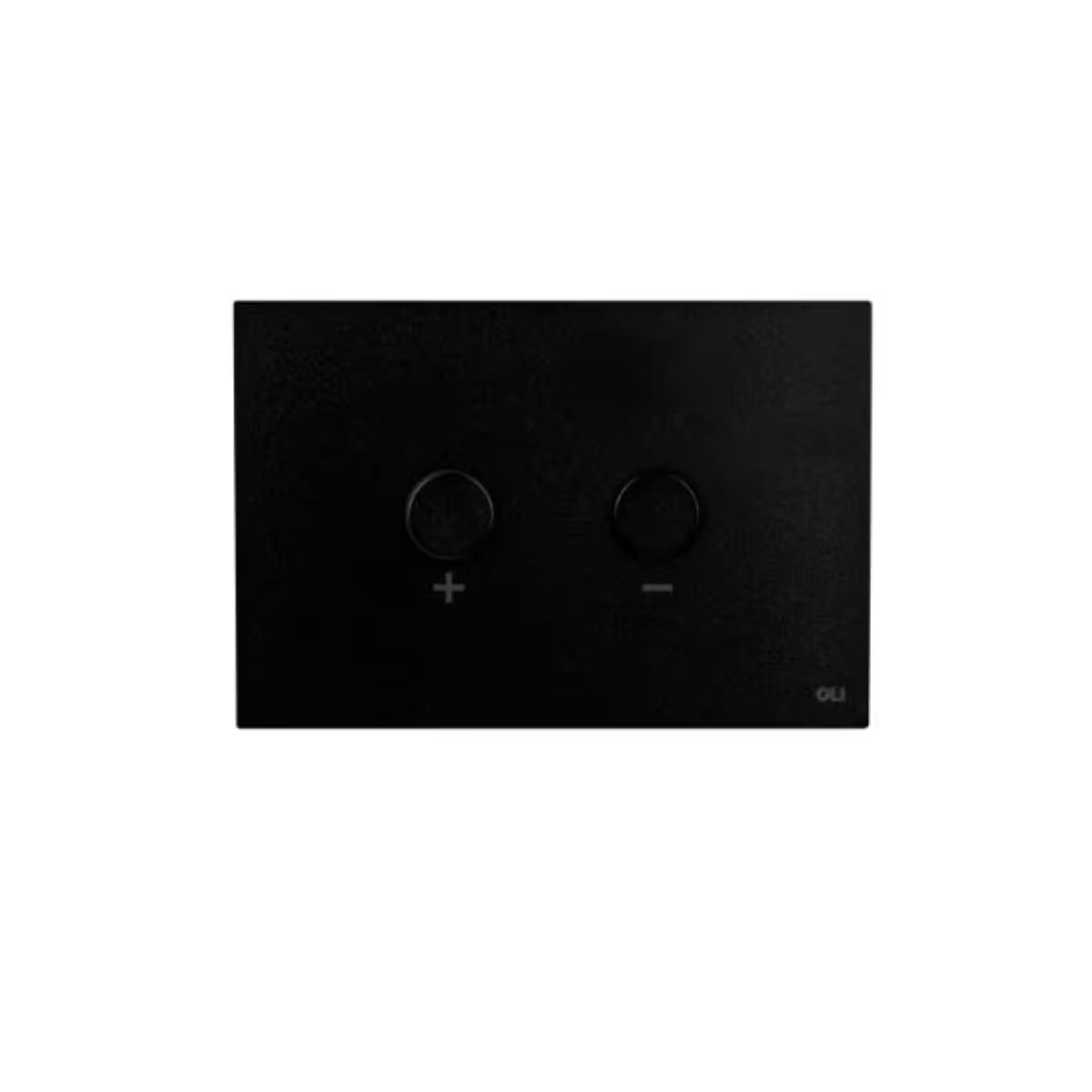 Placa Pulsador Blink Negro Mate Texturizado Oli 