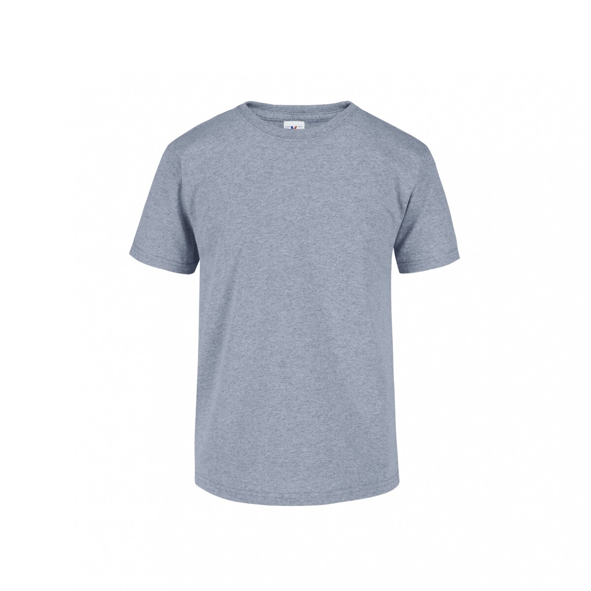 Camiseta a la base niño - Gris jaspe 