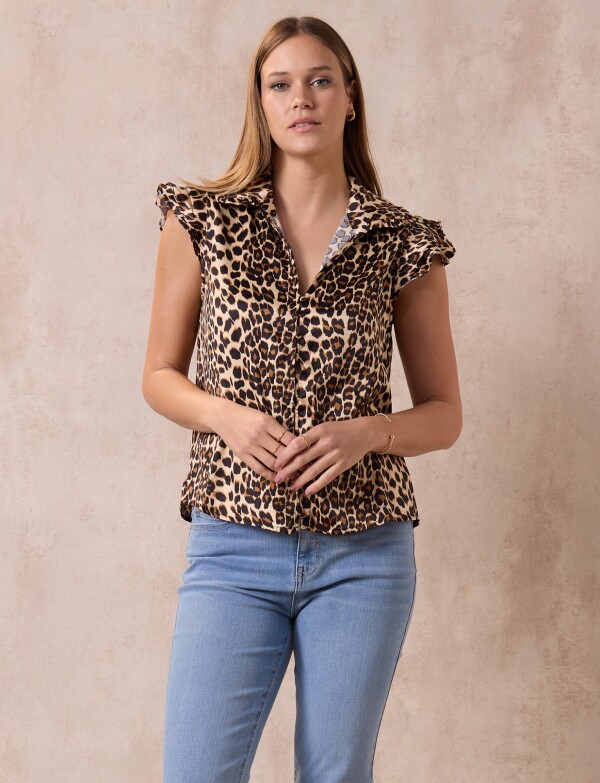 Camisa Printed BEIGE/MULTI
