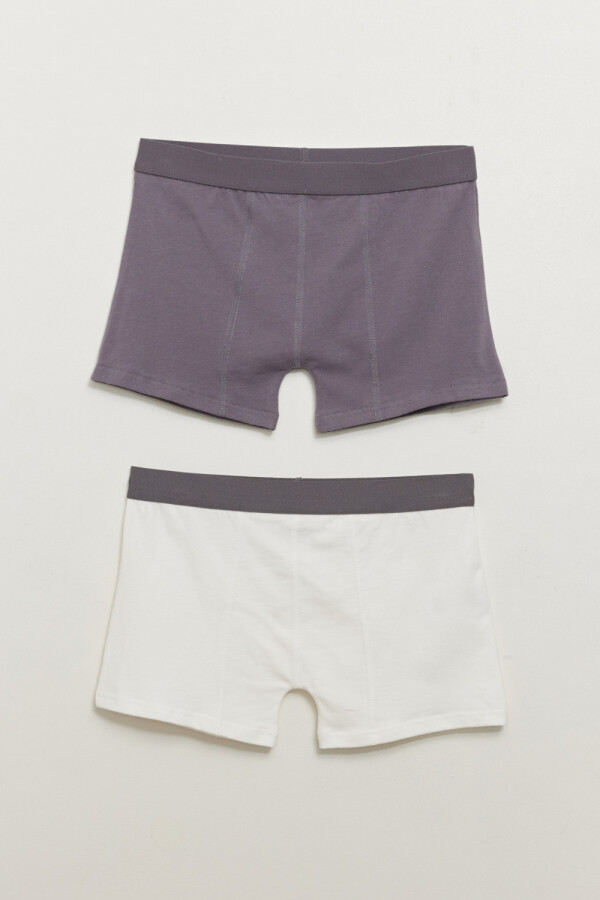 Pack x2 boxer Gris