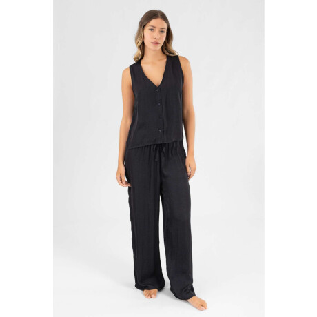 Vest pijama Negro