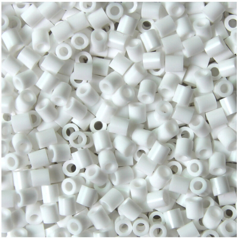 Cuentas para planchar 1.000 piezas Hama Beads Playbox Blanco