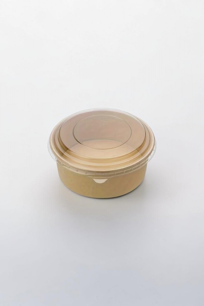 Bowl descartable 450 ml con tapa transparente 