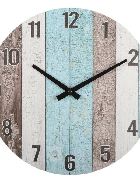 Reloj Mdf RELOJ DE PARED MDF D30X4CM FRANJAS VERTICAL — Deco Hogar