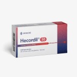 HECORDIL 50 MG X 30 COMP REC única