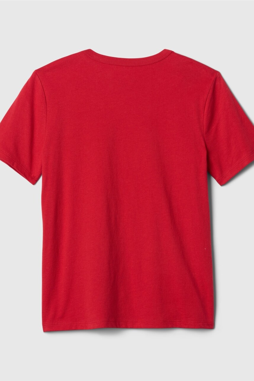 Remera Logo Gap Niño Modern Red