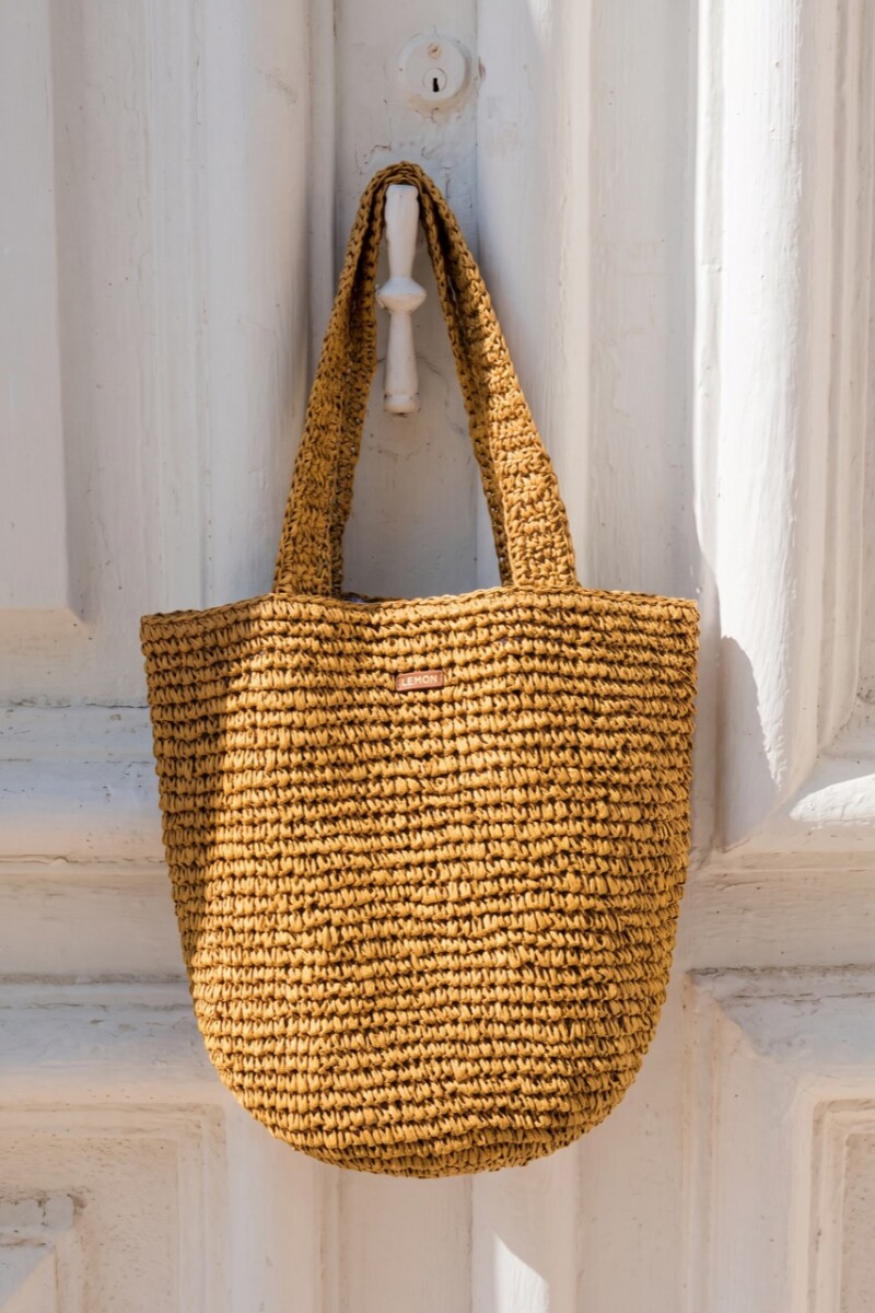 Bolso Trenzado Camel
