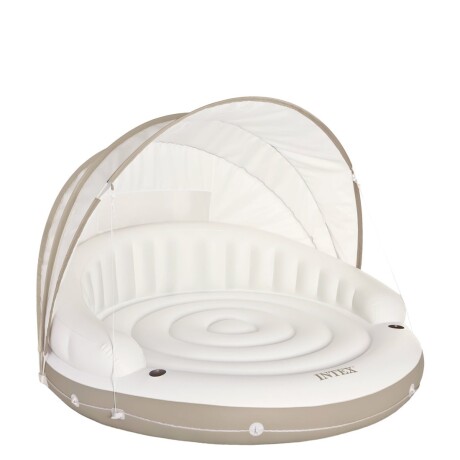 INTEX ISLA INFLABLE FLOTANTE DELUXE PARA PISCINA Y JARDIN CON TOLDO 199 X 150 CM Intex Isla Inflable Flotante Deluxe Para Piscina Y Jardin Con Toldo 199 X 150 Cm