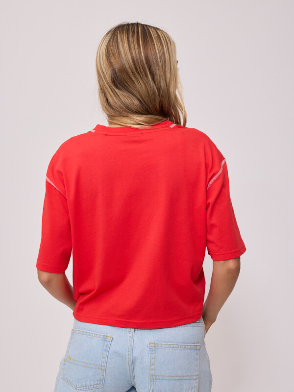 T-SHIRT RUTSU RUSTY Rojo