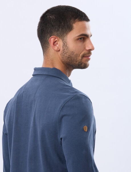 REMERA POLO DE ALGODON Piedra