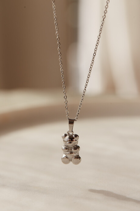 COLLAR TEDDY SILVER