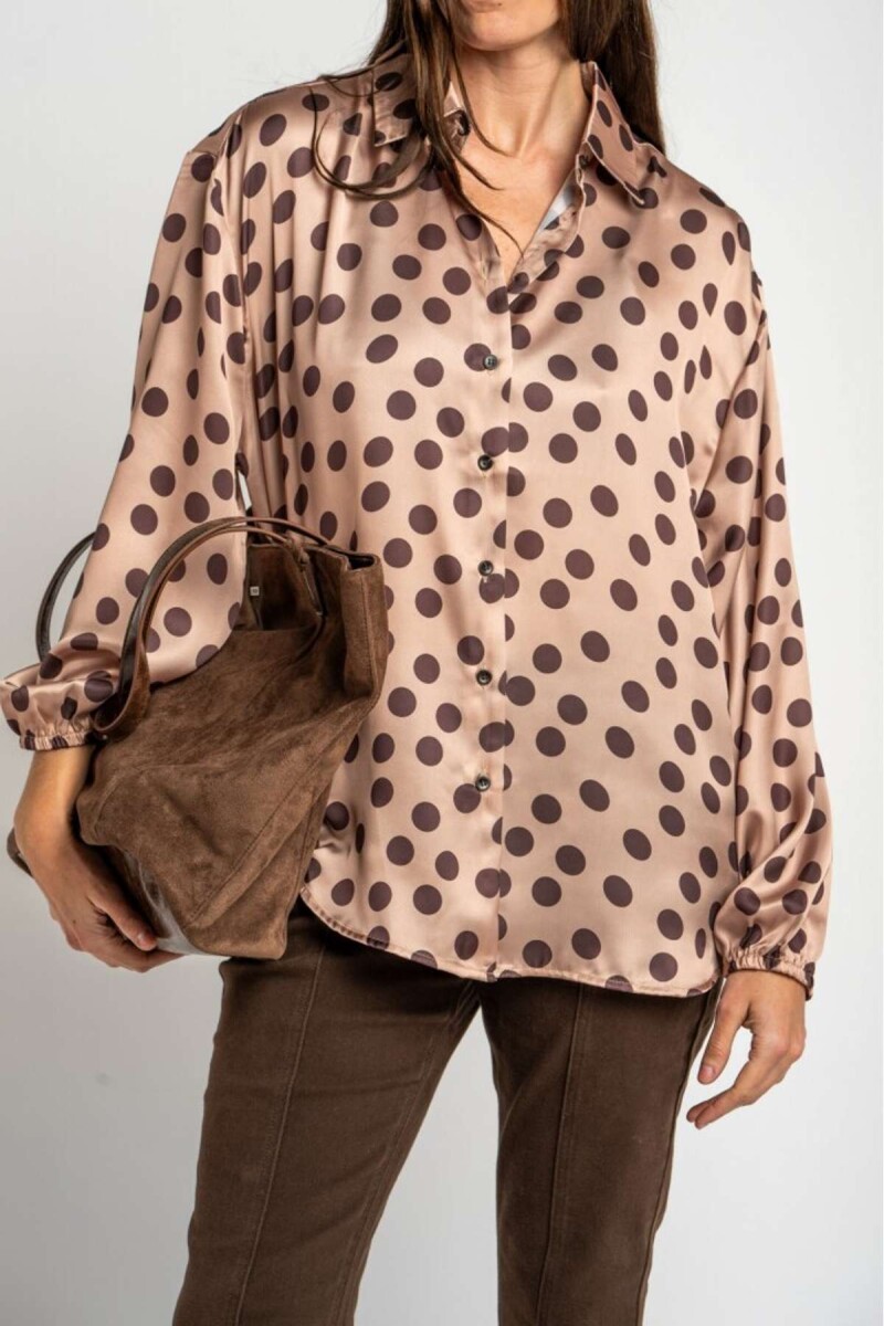 Camisa Lunares - Rosa 
