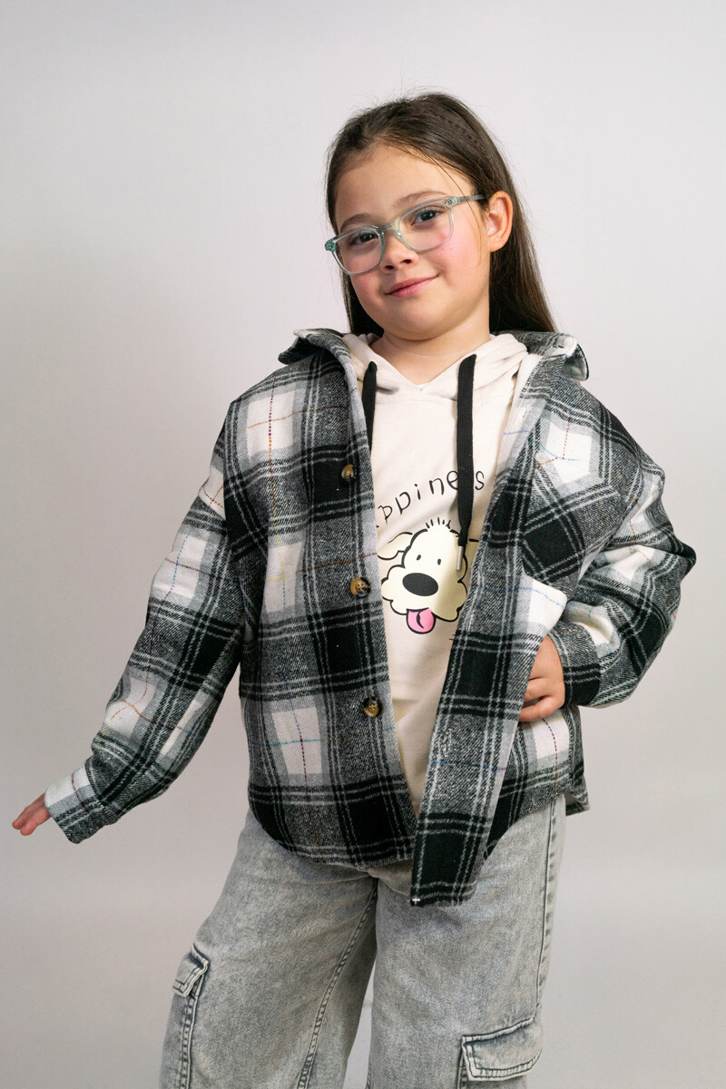 Camisa de Franela - Negro 