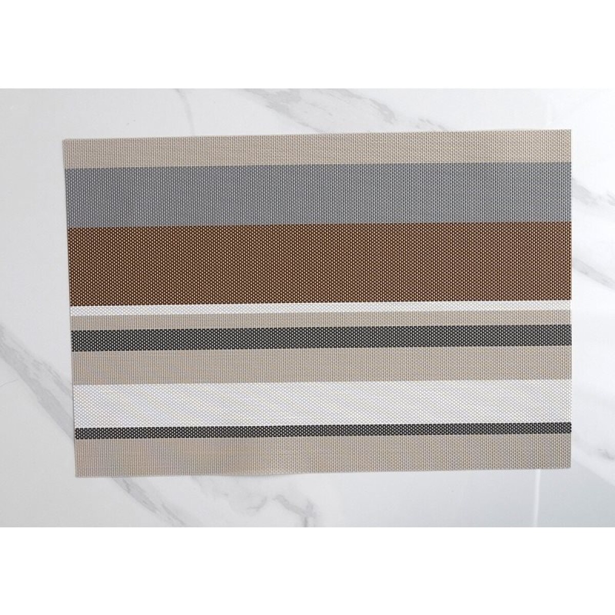 INDIVIDUAL PVC RAYADO 45x30CM TONOS BEIGE 