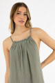 Vestido breteles toscana Verde mili/esmeralda