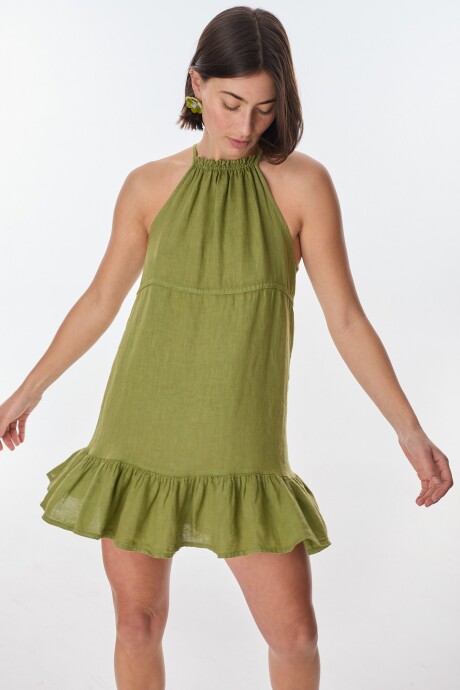 Vestido Lola Verde Militar