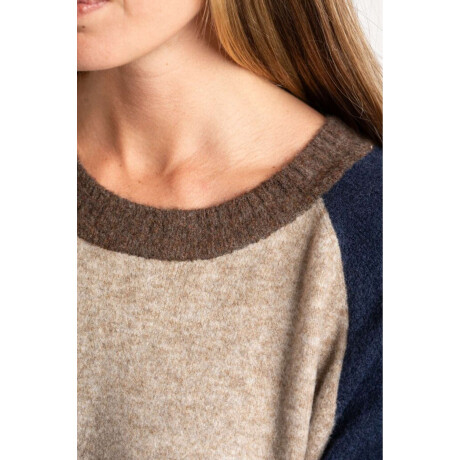 Sweater Color Block Marino
