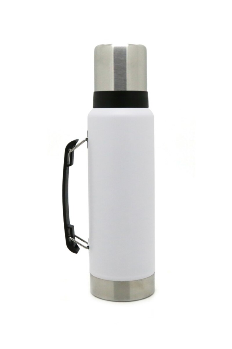 Termo 1.3 L doble Acero - Discovery Blanco
