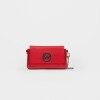 Mini Bag Bloom En Cuero Graneado Rojo