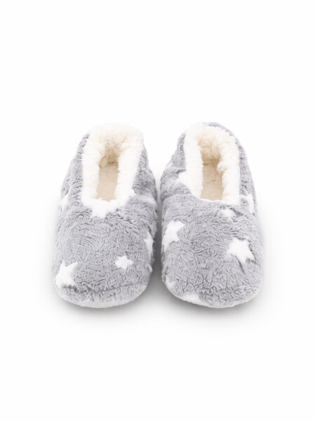 PANTUFLA RITA GRIS CLARO