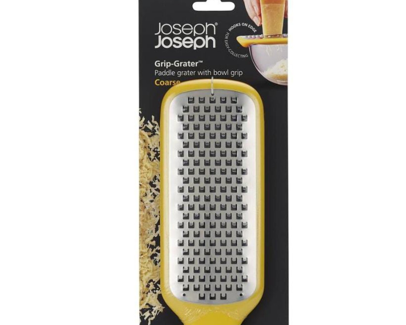 Rallador GripGrater™ grueso tipo pala (amarillo) Rallador GripGrater™ grueso tipo pala (amarillo)