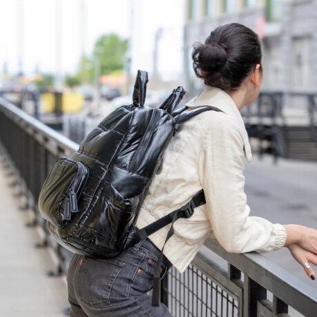 Mochila maternal Black Polar 7am Mochila maternal Black Polar 7am