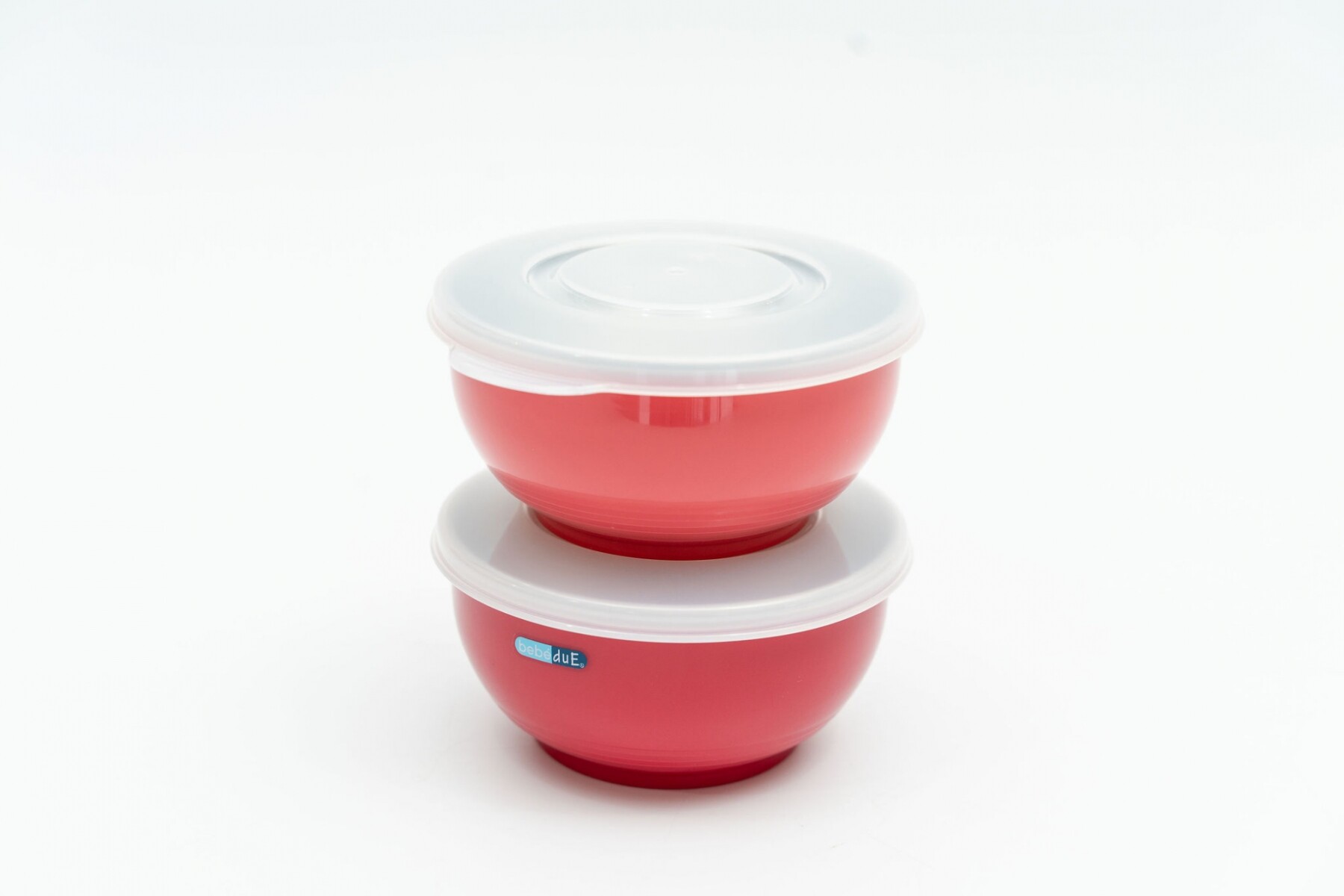 Pack x2 Bowls Acero - rojo 