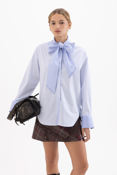 CAMISA LOUISE Celeste