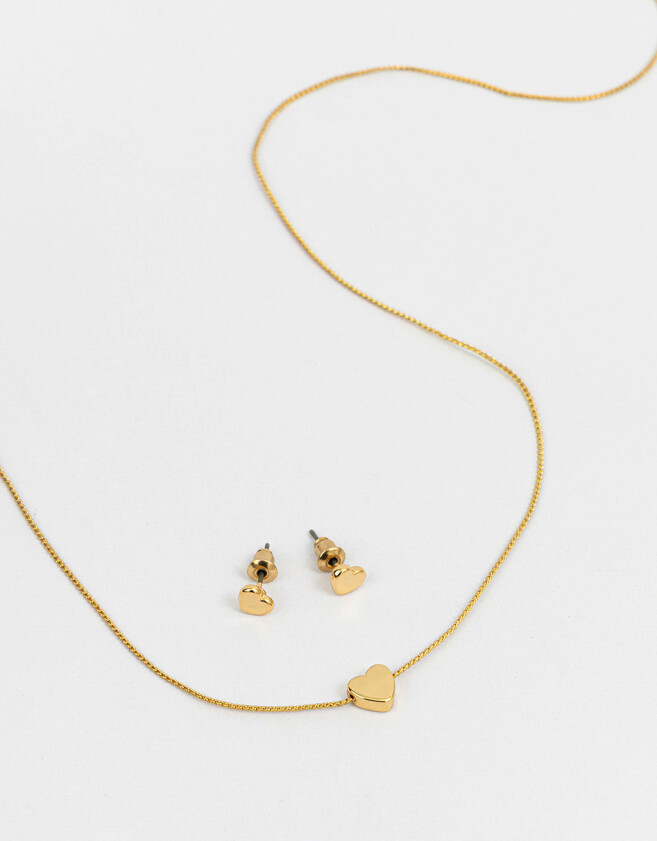 Bijouterie Set Bañada en Oro Set De Bijou Bañado En Oro - Dorado
