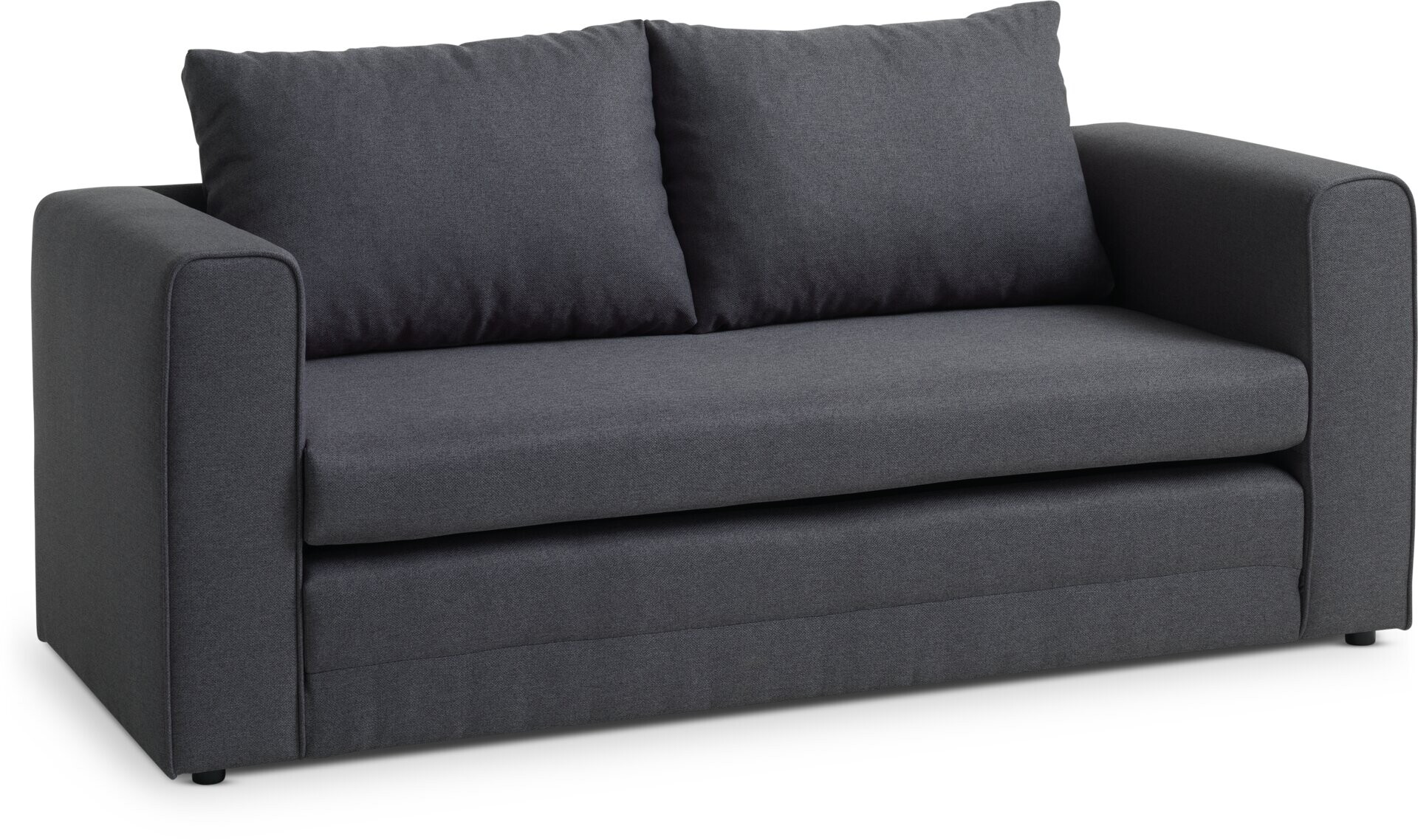 Sofá cama SKILLEBEKK 2 cuerpos tela gris osc 