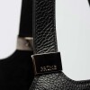 Bolso Eterial En Cuero Graneado Negro
