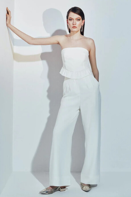 Pantalon Amanda Off White