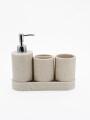 BAÑO SET X 4 BEIGE