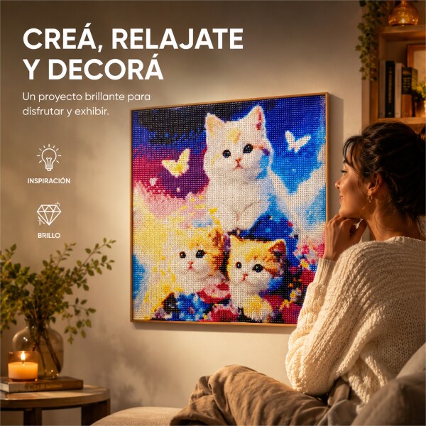 Kit de Pintura Diamante 5D Diamond Painting 30 x 30 cm DISENO 2