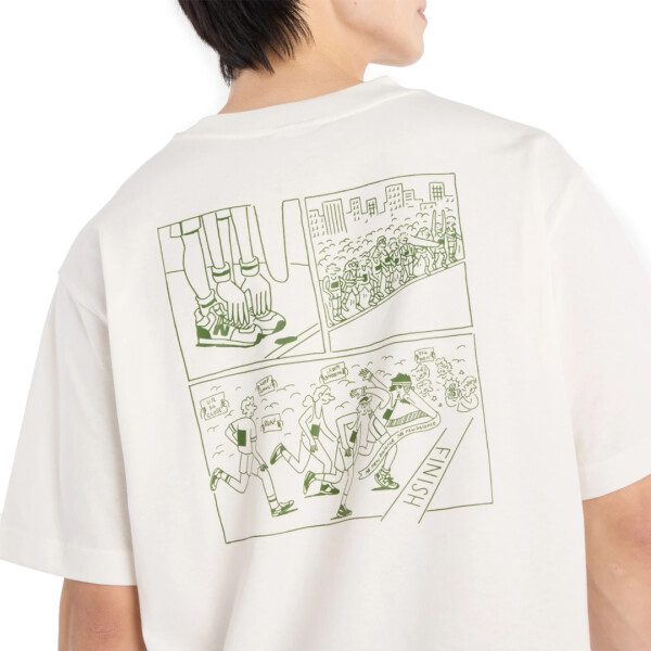 RUNNERS ARENT NORMAL TSHIRT - NEW BALANCE BLANCO