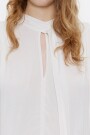 BLUSA PLIEGUES LEOMIMOSA Marfil