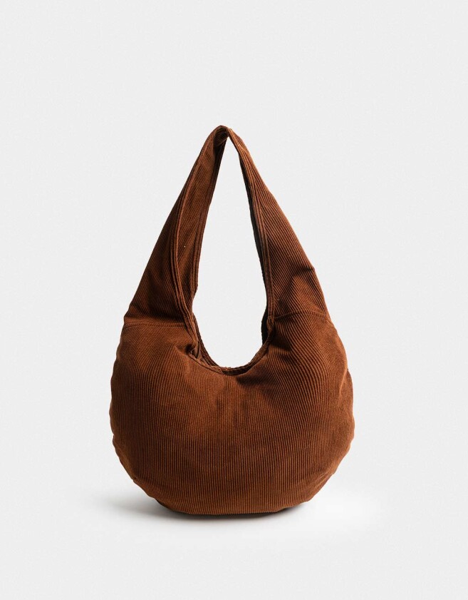 Saca Cartera Saca Corderoy Chocolate - Marron Chocolate