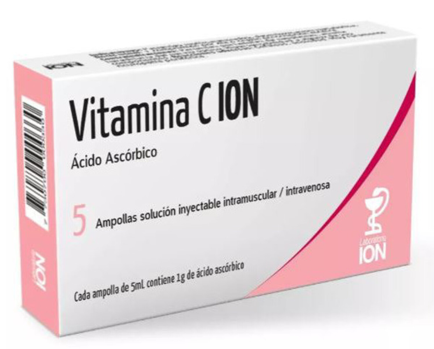 Vitamina C 1 gr 5 ampollas inyectables 