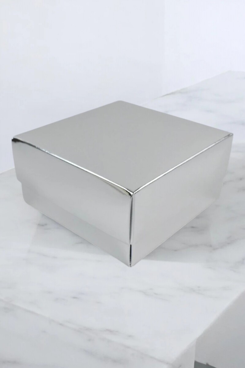 Caja Rectangular 15x16x9 cm - PLATA 