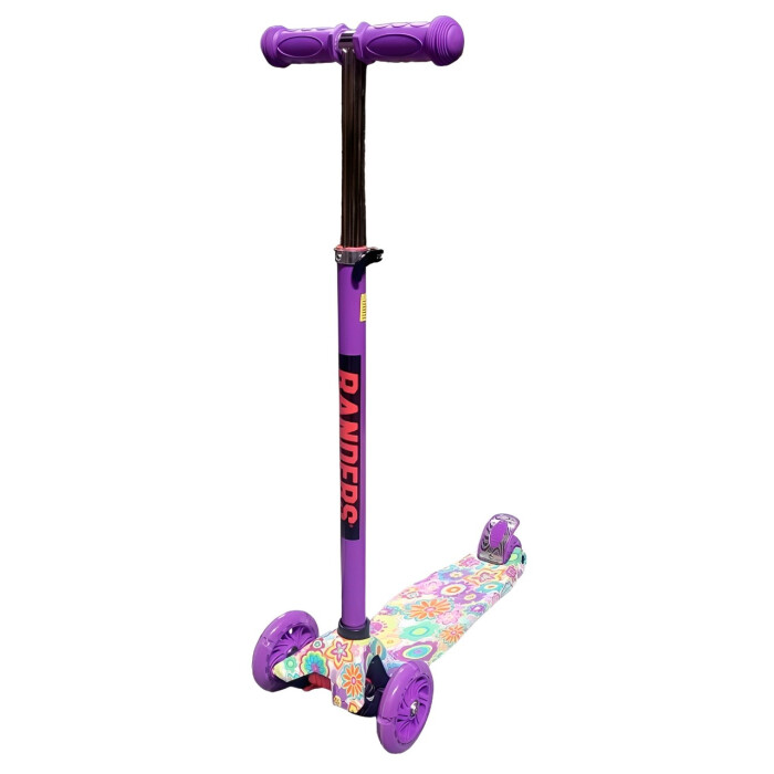 Monopatin para niño ROD-8800 Infantil de Tres Ruedas Floreado