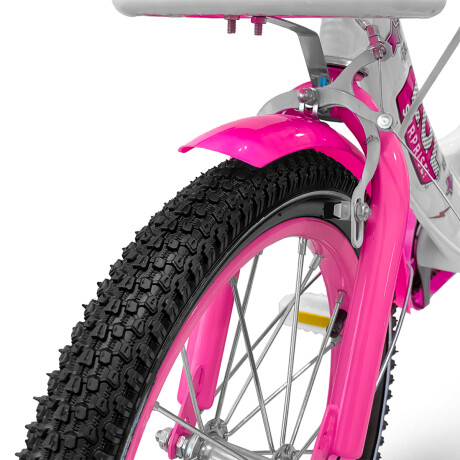 Bicicleta Lol Rod 16 C/ Canasto + Rueditas Rosa