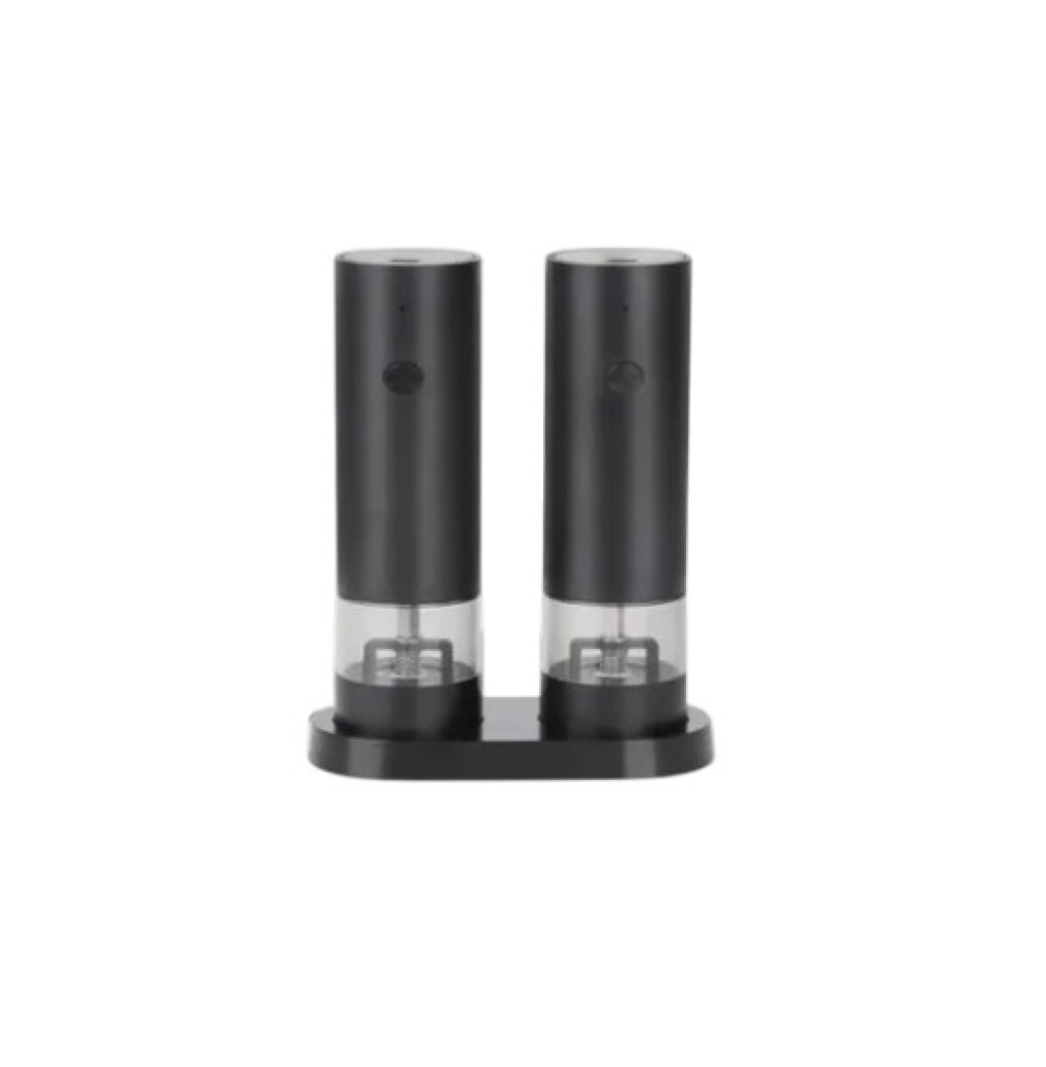 Set de molinillo de sal y pimienta eléctrico - Negro 