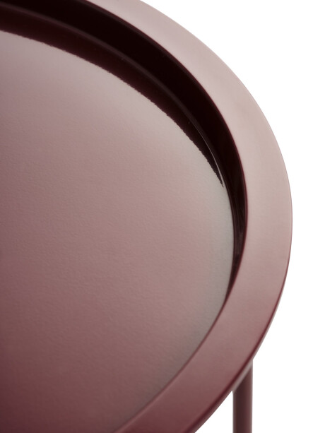 Mesa auxiliar RANDERUP Ø47 bordeaux Mesa auxiliar RANDERUP Ø47 bordeaux