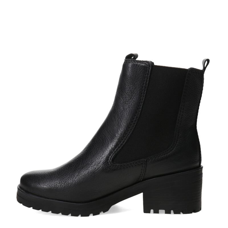 Botas de Mujer Bottero Caña Media de Cuero Negro