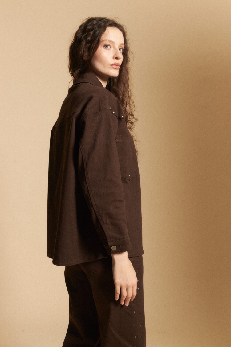 SOBRECAMISA DAFNE Chocolate