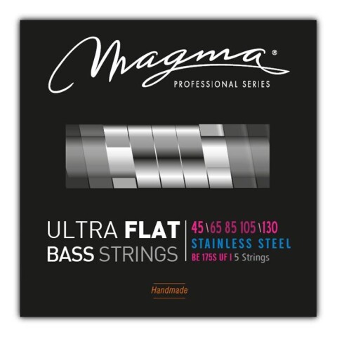 Encordado Magma Para Bajo Ultra Flat 5c 045-130 BE175SUF Encordado Magma Para Bajo Ultra Flat 5c 045-130 BE175SUF